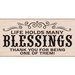 Hero Arts - Wood Block - Wood Mounted Stamp - Many Blessing