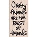 Hero Arts - Woodblock - Wood Mounted Stamps - Crafty Friends