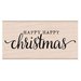 Hero Arts - Woodblock - Christmas - Wood Mounted Stamps - Happy Happy Christmas