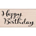Hero Arts - Birthday Collection - Woodblock - Wood Mounted Stamps - Happy Birthday Script