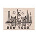 Hero Arts - Destination Collection - Woodblock - Wood Mounted Stamps - New York