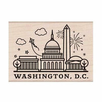 Hero Arts - Destination Collection - Woodblock - Wood Mounted Stamps - Washington, DC