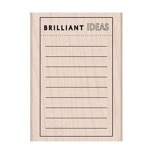 Hero Arts - Woodblock - Wood Mounted Stamps - Brilliant Ideas Planner