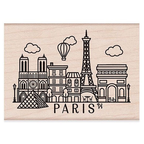 Hero Arts - Woodblock - Wood Mounted Stamps - Destination Paris
