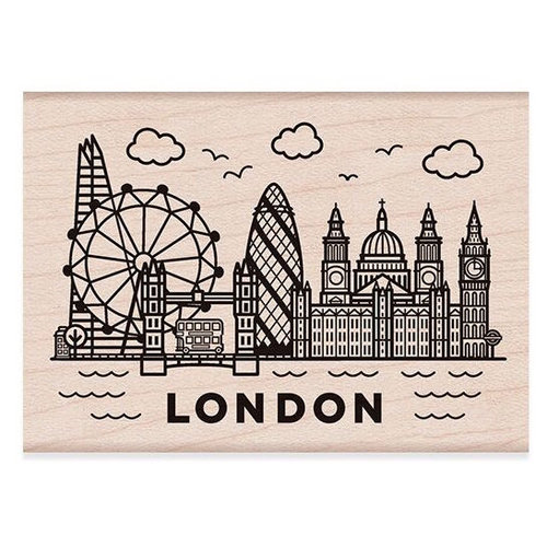 Hero Arts - Woodblock - Wood Mounted Stamps - Destination London