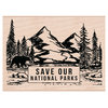 Hero Arts - Woodblock - Wood Mounted Stamps - Save Our National Parks