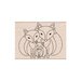 Hero Arts - Woodblock - Wood Mounted Stamps - Fox Family