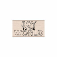 Hero Arts- Season of Wonder Collection - Christmas - Woodblock - Wood Mounted Stamps - Joy To The World