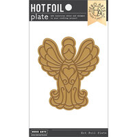 Hero Arts - Christmas - Hot Foil Plate - Stained Glass Angel