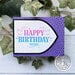 Hero Arts - Letterpress And Foil Plate - Happy Birthday