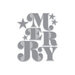 Hero Arts - Very Merry Collection - Letterpress And Foil Plate - Merry