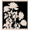 Hero Arts - Woodblock - Wood Mounted Stamps - Silhouette Meadow Flowers