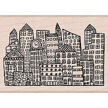 Hero Arts - Woodblock - Wood Mounted Stamps - Silly Scape