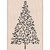 Hero Arts - Woodblock - Christmas - Wood Mounted Stamps - Branch and Flourish Tree