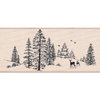 Hero Arts - Christmas - Woodblock - Wood Mounted Stamps - Winter Scene