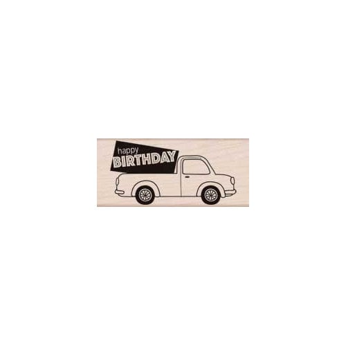 Hero Arts - Woodblock - Wood Mounted Stamps - Birthday Delivery