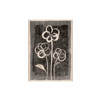 Hero Arts - Stamp Your Story Collection - Woodblock - Wood Mounted Stamps - Three Brushed Flowers