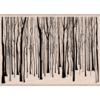 Hero Arts - Woodblock - Wood Mounted Stamps - Winter Trees Pattern