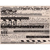Hero Arts - Wood Block - Wood Mounted Stamp - Pattern Stripes