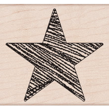 Hero Arts - Woodblock - Wood Mounted Stamps - Big Star