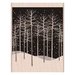 Hero Arts - Woodblock - Christmas - Wood Mounted Stamps - Winter Trees Scene