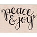 Hero Arts - Woodblock - Christmas - Wood Mounted Stamps - Peace and Joy