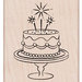 Hero Arts - Birthday Collection - Woodblock - Wood Mounted Stamps - Fancy Birthday Cake