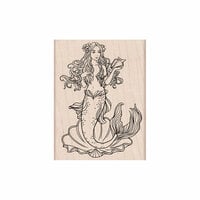 Hero Arts - Woodblock - Wood Mounted Stamps - Mermaid