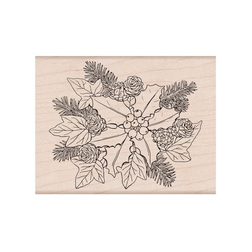 Hero Arts - Woodblock - Wood Mounted Stamps - The Holly and the Ivy