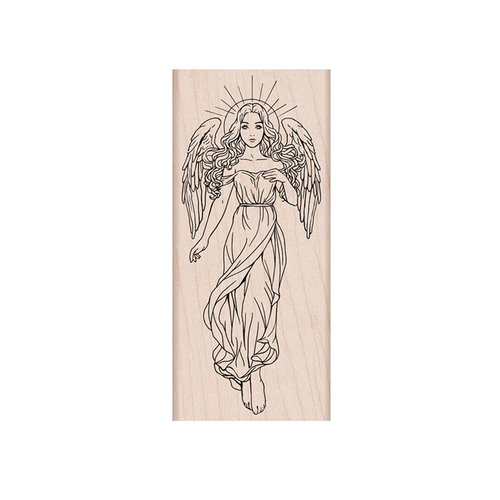 Hero Arts- Season of Wonder Collection - Woodblock - Wood Mounted Stamps - Heavenly Angel