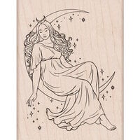 Hero Arts - Woodblock - Wood Mounted Stamps - Moon Goddess