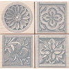 Hero Arts - Woodblock - Wood Mounted Stamps - Stone Etchings - Set of Four