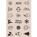 Hero Arts - Woodblock - Christmas - Wood Mounted Stamps - Merry Christmas Stamp Set
