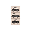 Hero Arts - Woodblock - Wood Mounted Stamps - Three Fun Cars