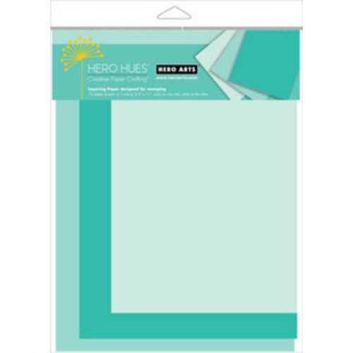 Hero Arts - Hero Hues - Layering Papers - Pool