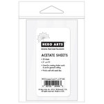 Hero Arts - Acetate Sheets- 3 x 4.75 - 20 Pack