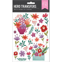 Hero Arts - Hero Transfers - Rub Ons - Colorful Floral
