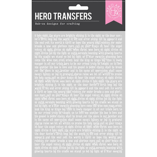 Hero Arts - Hero Transfers - White Holiday Collage