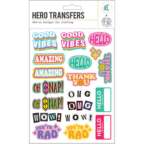 Hero Arts - Ralph Tyndall - Hero Transfers - Notebook Messages