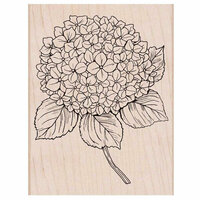 Hero Arts - Garden Collection - Woodblock - Wood Mounted Stamps - Large Hydrangea