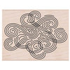 Hero Arts - Woodblock - Wood Mounted Stamps - Large Swirl Background