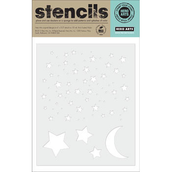 Hero Arts - Stencils - Stars Pattern