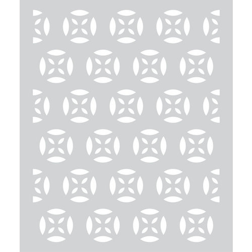 Hero Arts - BasicGrey - Prism Collection - Stencil - Medallion Patterned