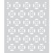 Hero Arts - BasicGrey - Prism Collection - Stencil - Medallion Patterned