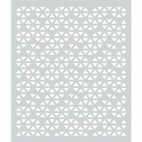 Hero Arts - BasicGrey - Prism Collection - Stencil - Triangle Patterned