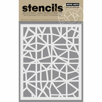 Hero Arts - Trend Collection - Stencils - Map Grid