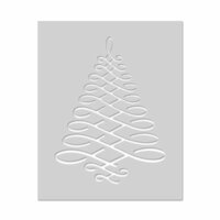 Hero Arts - Christmas - Stencils - Calligraphic Tree