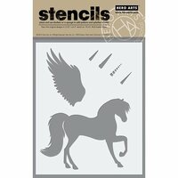 Hero Arts - Stencils - Winged Pegasus