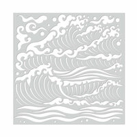 Hero Arts - Stencils - Mermaid Sea Waves