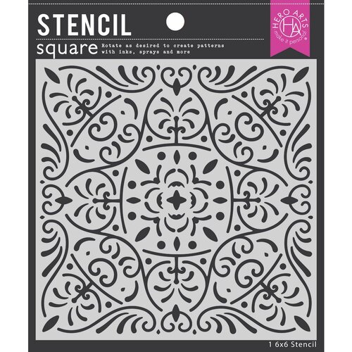 Hero Arts - Stencils - Ornate Flourish